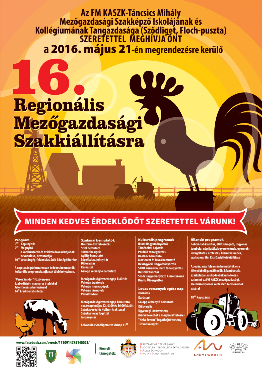 16. Regionális Mezőgazdasági Szakkiállítás